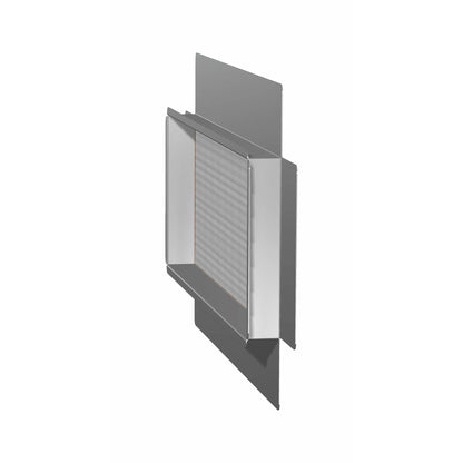 The Thunderbird Foundation - Basement Vent features a rectangular louvered grille, perfect for use as a screened wall or basement vent to improve air flow.