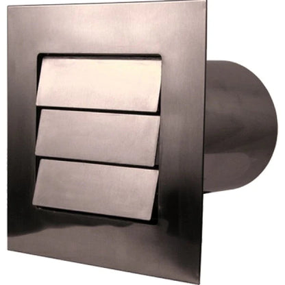 Copper Low Profile Louvered Dryer Vent - Exhaust Vent