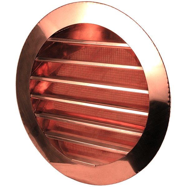 Round Louvered Gable Wall Vent