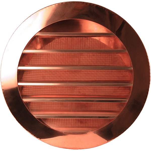 Round Louvered Gable Wall Vent